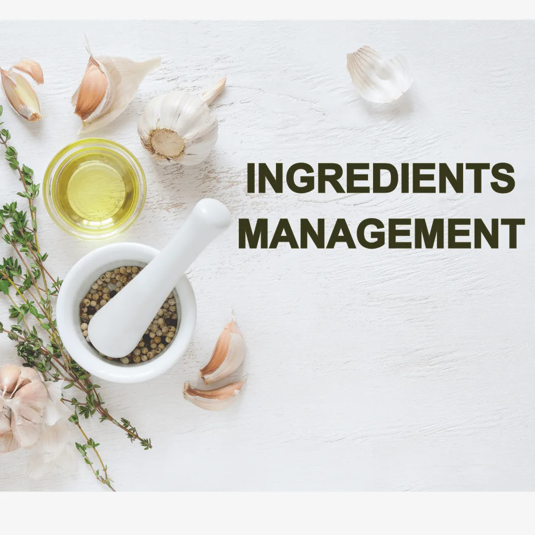 Advanced ingredients management with beCPG