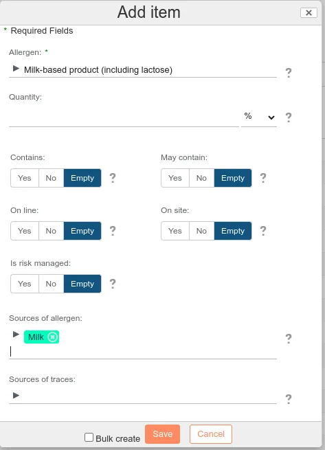 Allergen control for an optimal food security