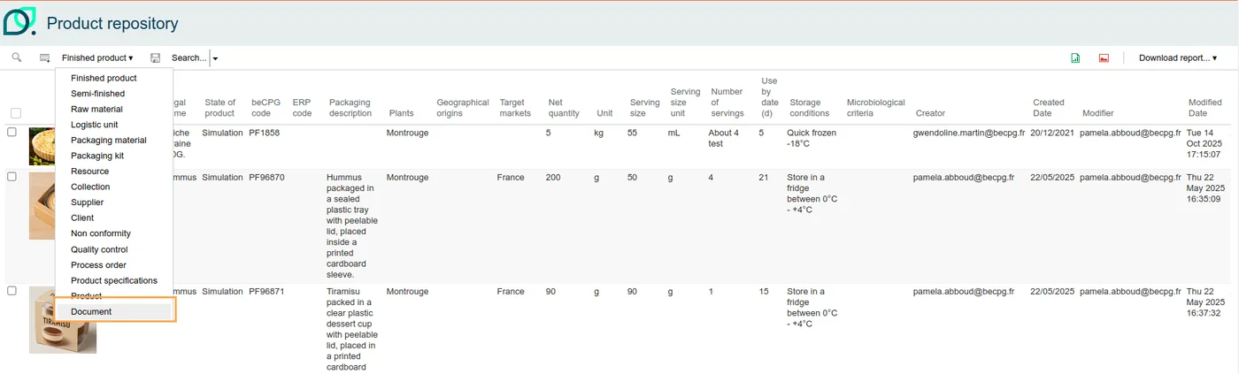 beCPG version 23.4: more collaboration, compliance and control