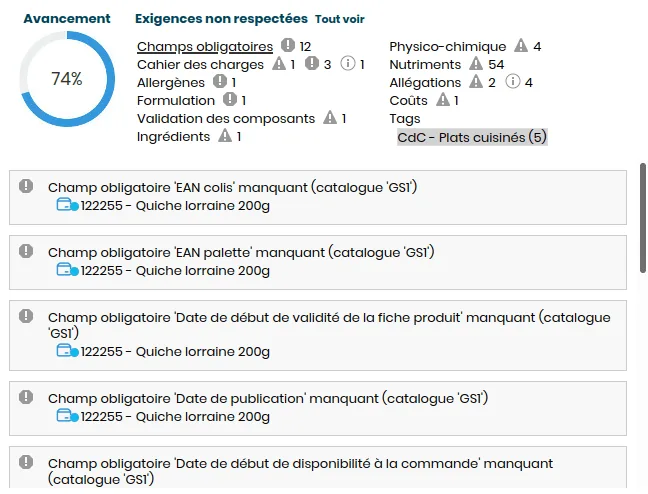Gérer et diffuser la fiche produit GS1 grâce au logiciel beCPG PLM