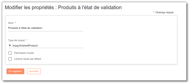 Créer une règle de sécurité dans beCPG