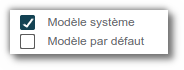 Métadonnées d'un modèle de rapport