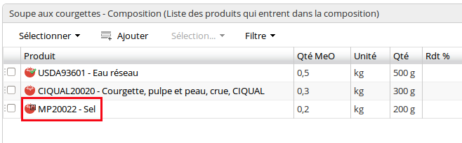 Naviguer dans la matière première